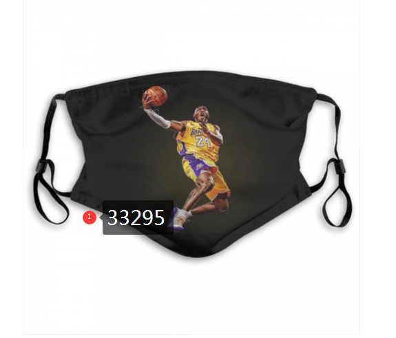 2021 NBA Los Angeles Lakers #24 kobe bryant 33295 Dust mask with filter